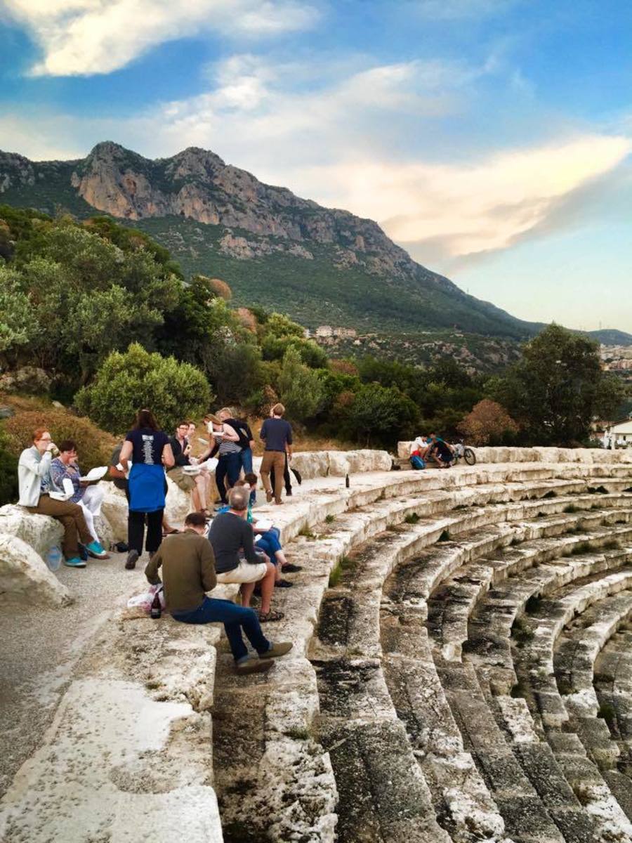 turkey lycian way amptitheatre