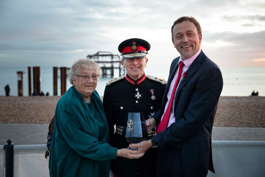 freda streeter at queens award