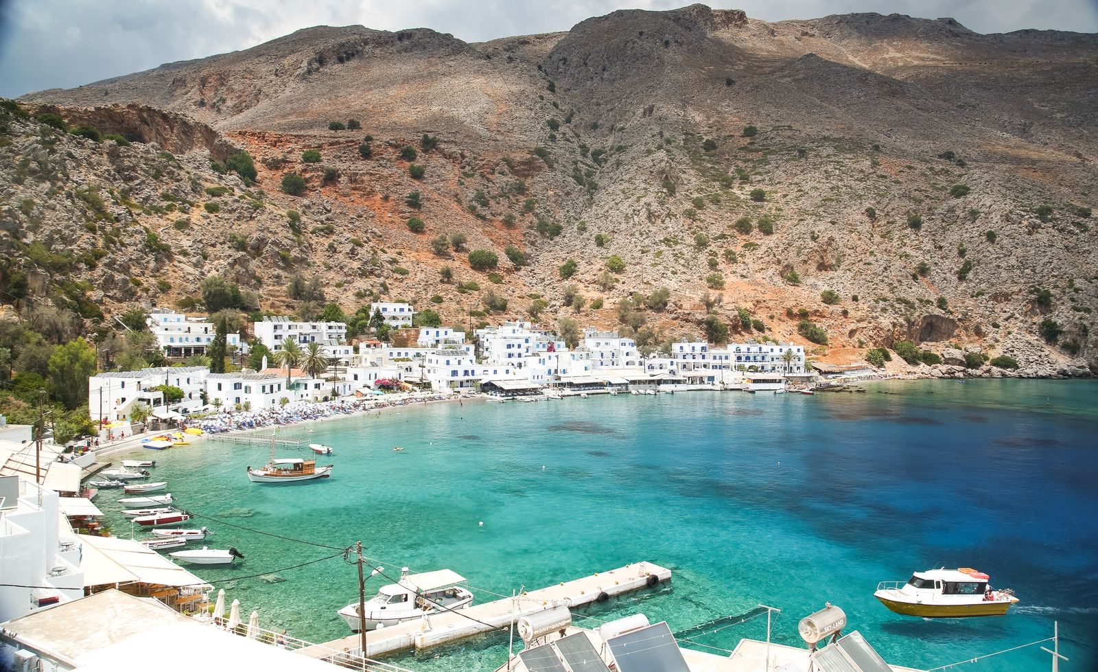 Swimming holidays Crete Greece Loutro bay.jpg