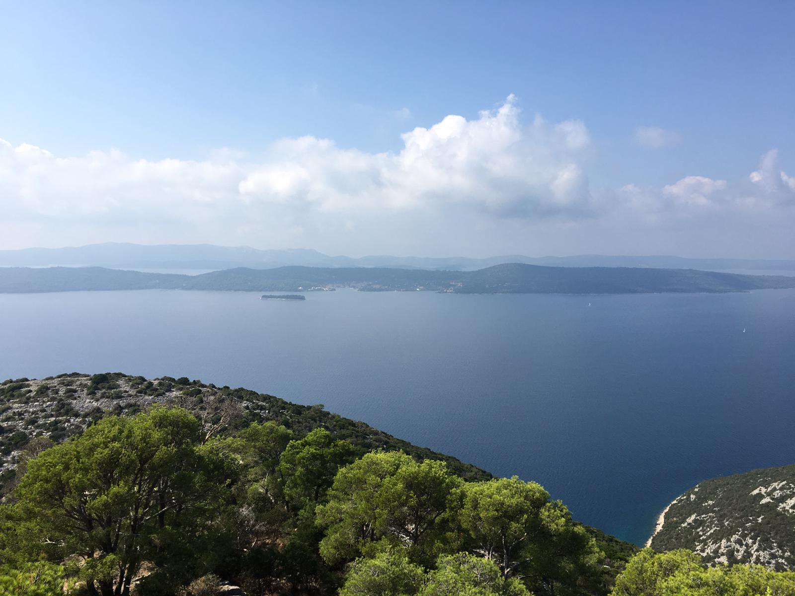 ugljan view from st Micheals mount