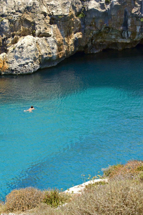 Gozo - Mgarr Ix Xini Swimmer by Clive Vella.jpg