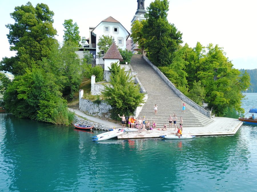 lake bled slovenia bled island