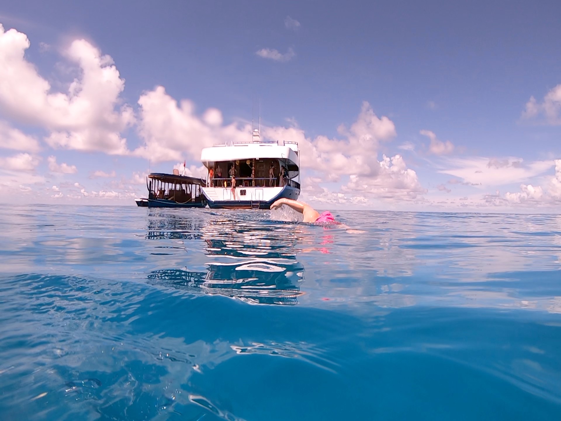 Sian Williams - Maldives swimming holiday.jpg
